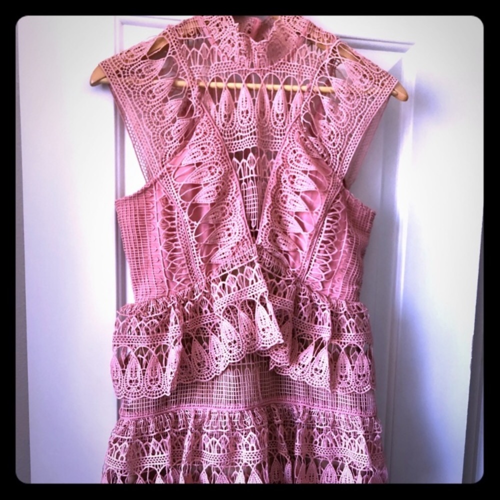 Lace Tiered Vici Dress